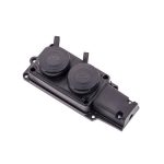 Byes BY10-104 1x16A. 2'li Kauçuk Grup Priz 220V IP44
