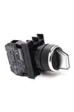 Emas B100SL20B Işıklı Mandal Buton Beyaz Led 0-1 1 Na 12-30VAc/Dc - Görsel 2