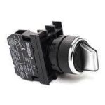 Emas B100SL20B Işıklı Mandal Buton Beyaz Led 0-1 1 Na 12-30VAc/Dc