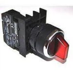 Emas B100SL20K Işıklı Mandal Buton Kırmızı Led 0-1 1 Na