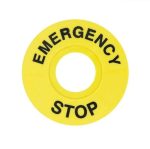 Gwest 6105 Acil Stop Etiketi 60mm "FD/60"