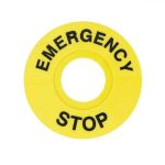 Gwest 6105 Acil Stop Etiketi 60mm "FD/60"