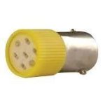 Gwest 6523 Led Ampul Sarı 220VAc/Dc "BA9SC - S"