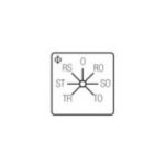 Kraus Naimer CA10A007 Voltmetre Komütatörü 20A. 7 Pozisyon 48x48 - Görsel 2