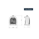 Kumtel LX-6331 2000W Fanlı Isıtıcı - Görsel 3