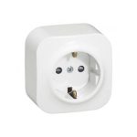 Legrand 782420 Topraklı Priz Beyaz Sıva Üstü IP21 "Forix Serisi"