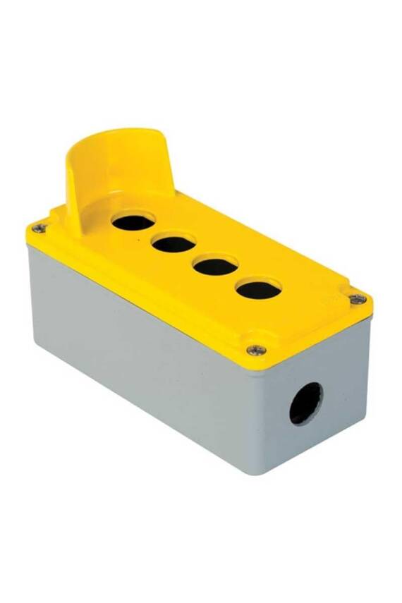 Mete Enerji 402626 4'lü Buton Kutusu Korumalı Alüminyum IP67 Mete Enerji 402626 4'lü Buton Kutusu Korumalı Alüminyum IP67 - Görsel 1