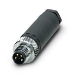 PX 1501265 - SENSÖR KONNEKTÖRÜ M8 4 PİN ERKEK DÜZ METAL KAFA