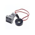 Sigma SL2222AMW1 Sinyal Tip Ampermetre Beyaz 0-100A. Çap:22mm
